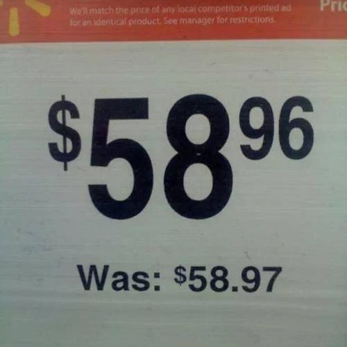 Wow Walmart is going full out out cheap this year!