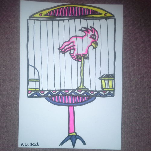 Caged Polly