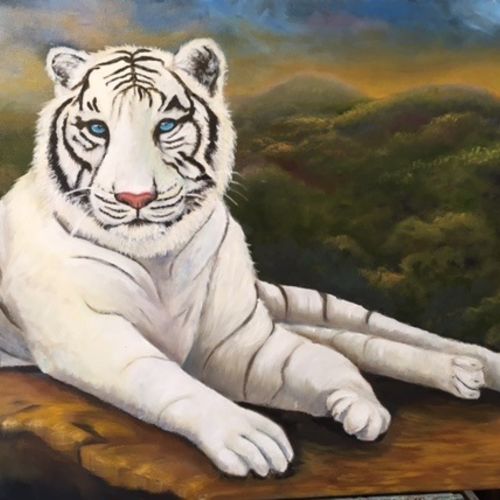 HEAR ME ROAR (COMPLETED NOW AND FRAMED