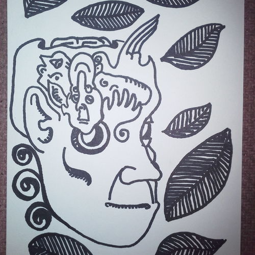 Dreaming through the leaves! 