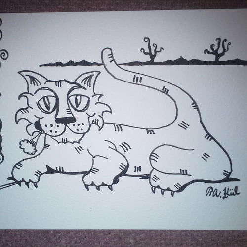 Smoking cat! 