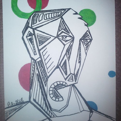 Cubist man!
