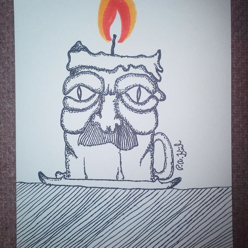 Man candle! 