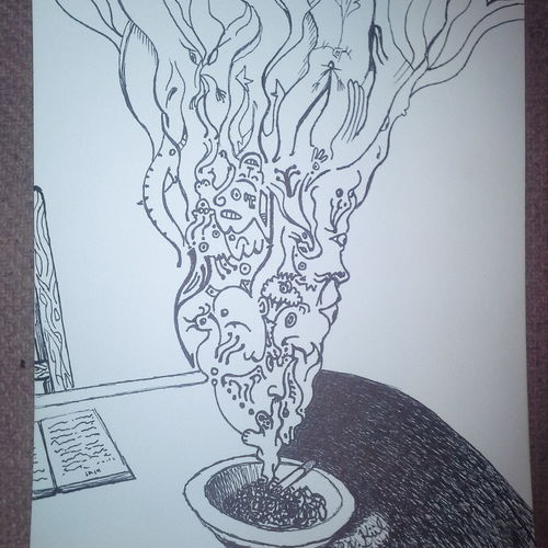 Shadow of my smoke! 
