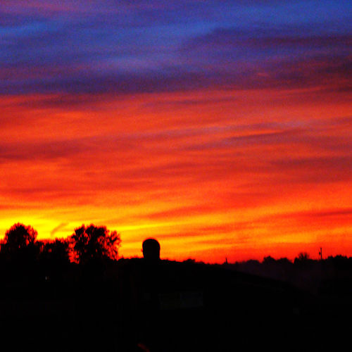 Sun Set Over Hawk Point