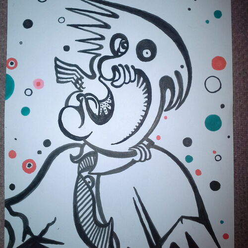 Bird man! 