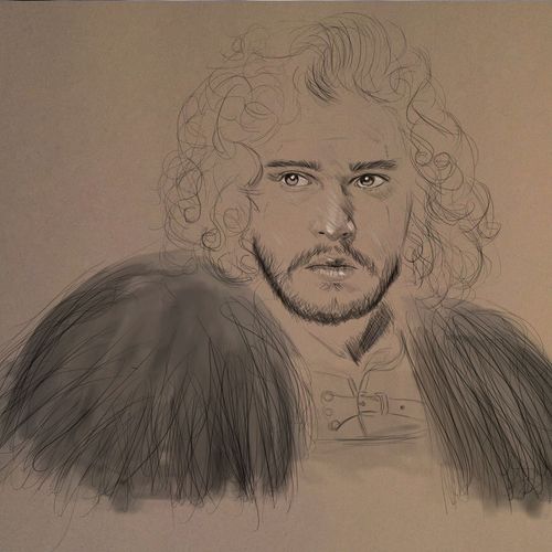 Jon snow sketch 