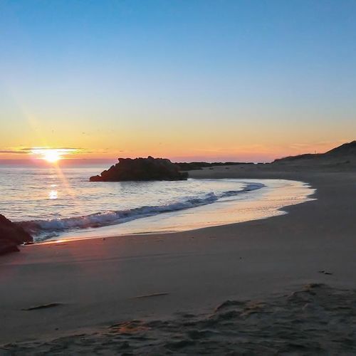 Beauty At The Beach In The Early Morning