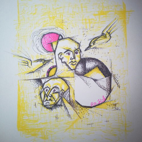 Cubist doodle! 