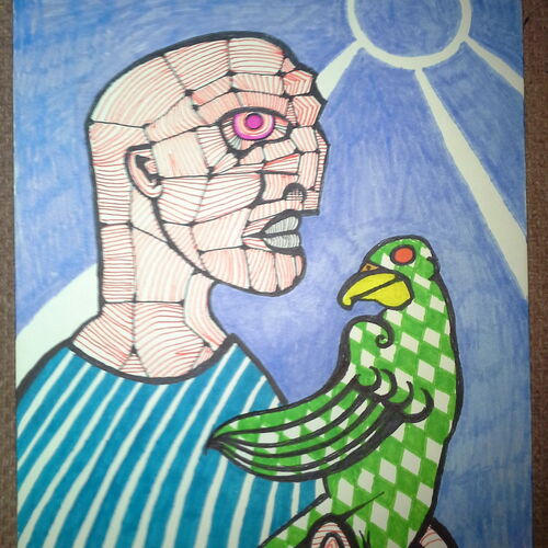 Bird man! 