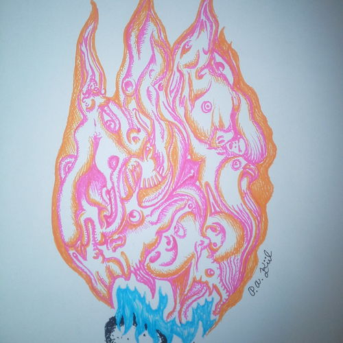 The flame! 