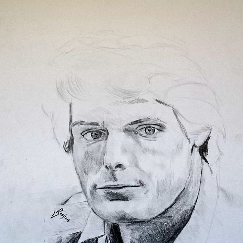 Unfinished &quot;Christopher Reeve&quot; Portrait.