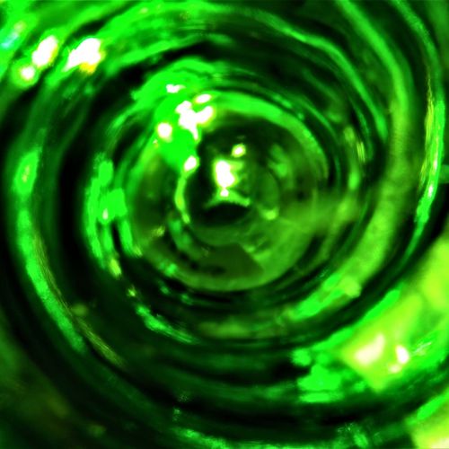 Green Glass Bottle