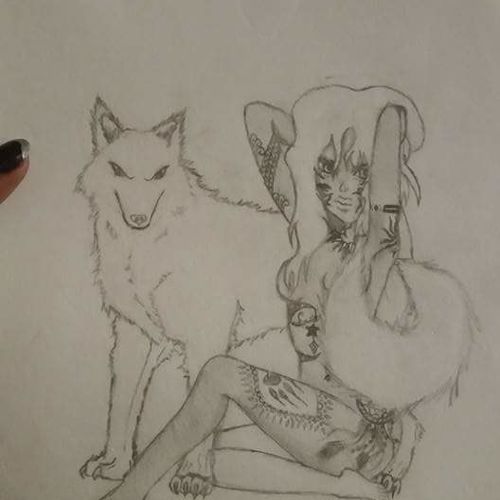 The wolf and his girl