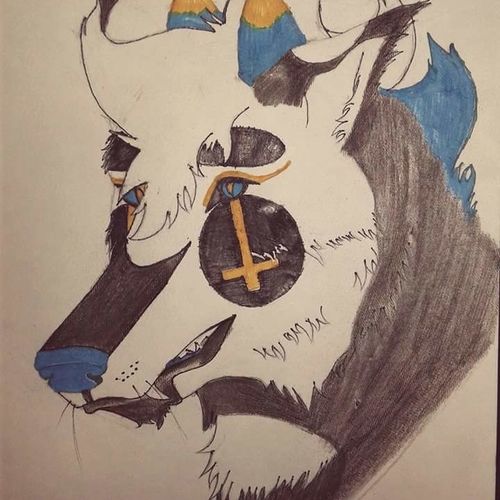 Gift character drawing