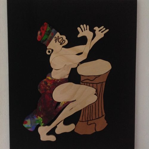 African Midnight Drummer 