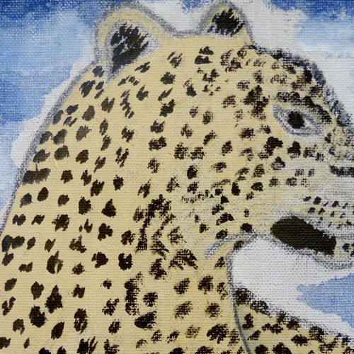 Leopard in the clouds