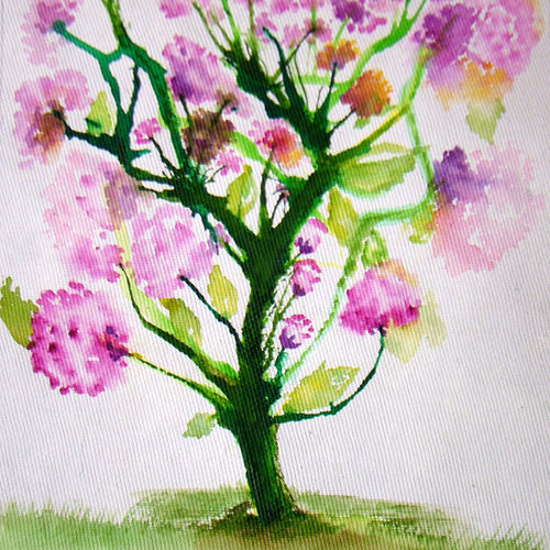 Blooms and Delights- Original Water Color Painting