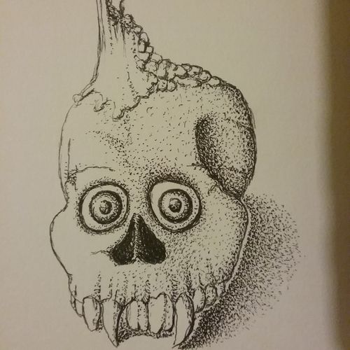 Candle skull
