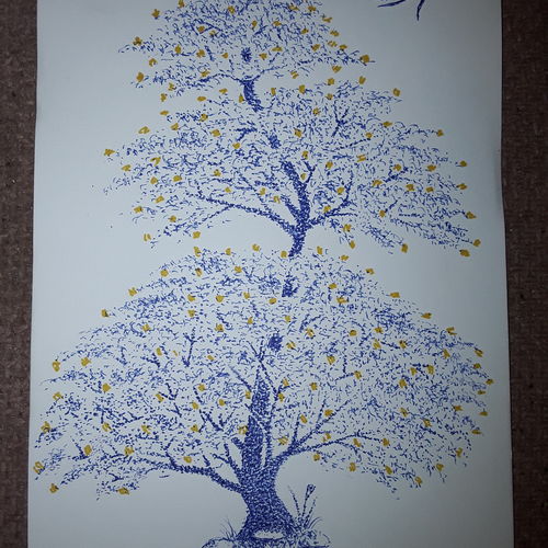 Blue tree 2