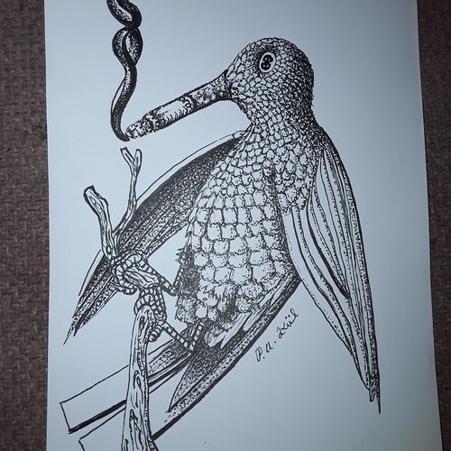 Cigarette bird