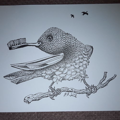 Toothbrush Bird 