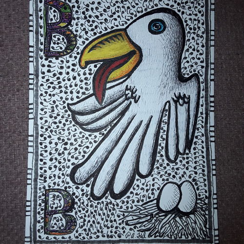 Bird with nines
