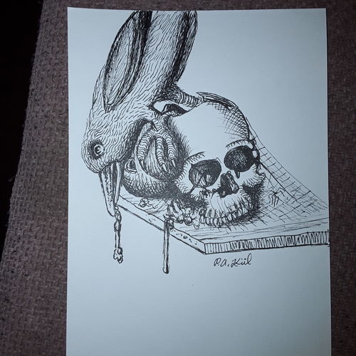 Macabre doodle 
