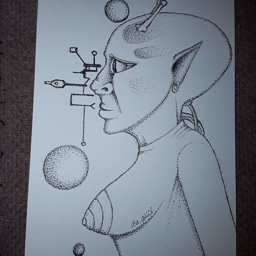 Alien lady