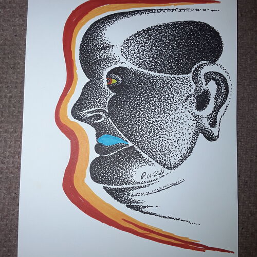 Face on