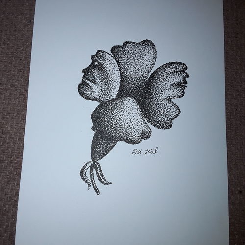 Flower( face in petals)