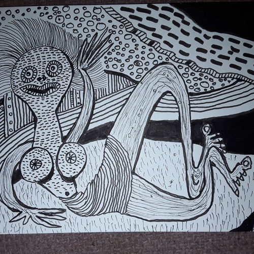 Surreal woman 