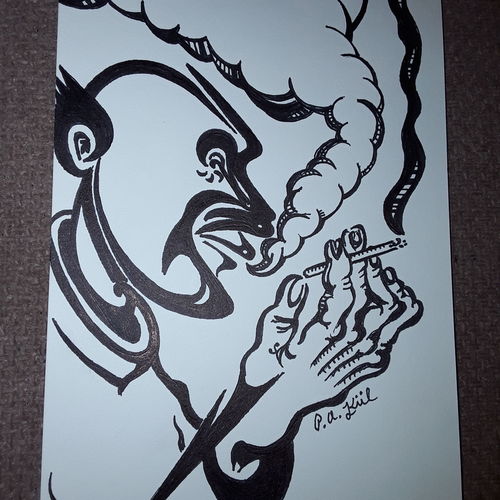 Chain smoker
