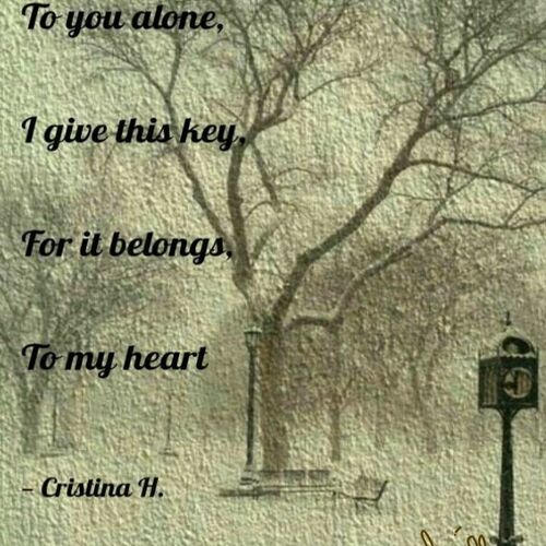 Key to my heart -Cristina R.Hill