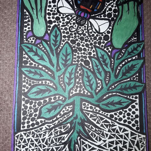 Green flowers 