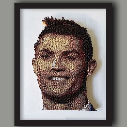 Cristiano Ronaldo Color Matches Portrait