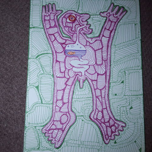 Pink man 