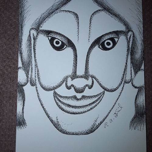 Scary face 