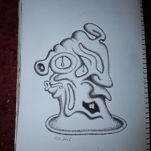 Weird deformed bust