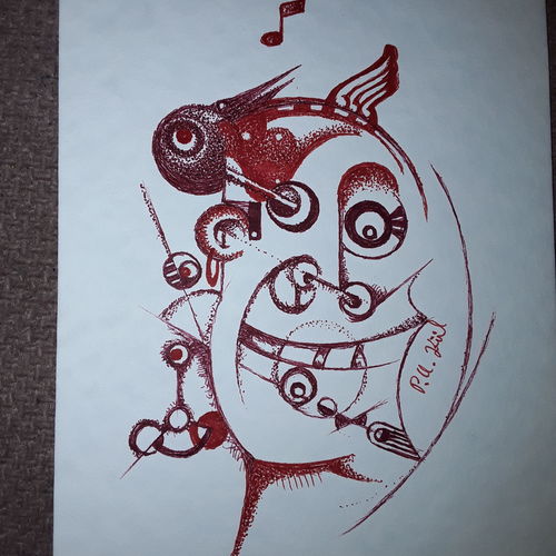 Red bird brain 