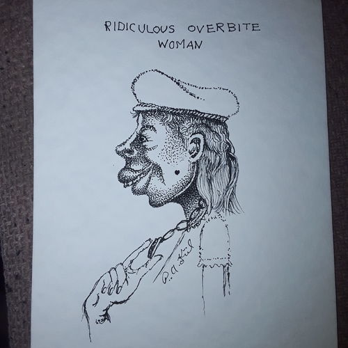Ridiculous overbite woman 