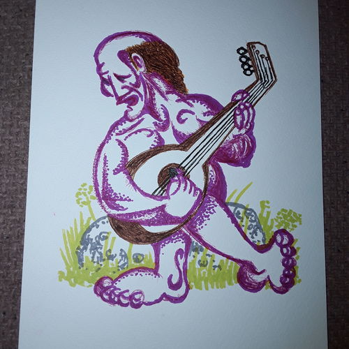 Lute player