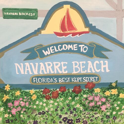 Original Navarre Beach Sign