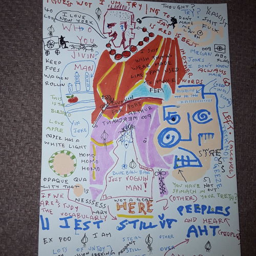 Unheard thoughts and onions on paper