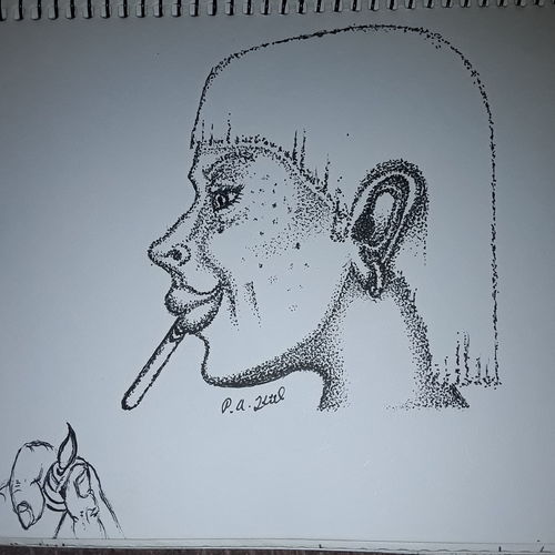Smoking Swedish woman 