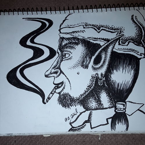 Smoking Elf