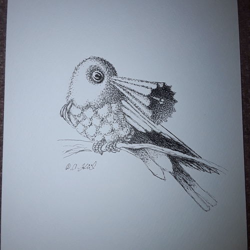 Flower bird 