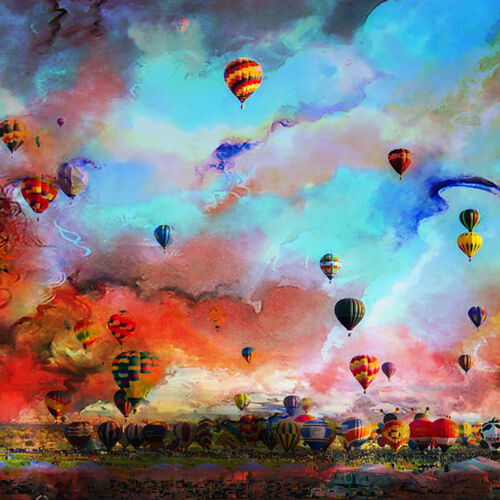 In the sky