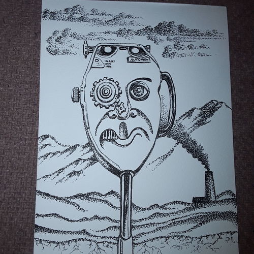 A clockwork blancmange