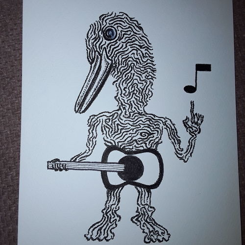 Bird guitarist 